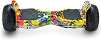 Hoverboard Skate Elétrico 8.5" Original Led Bluetooth Offroad Hip Hop Brinovar