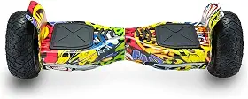 Hoverboard Skate Elétrico 8.5" Original Led Bluetooth Offroad Hip Hop Brinovar