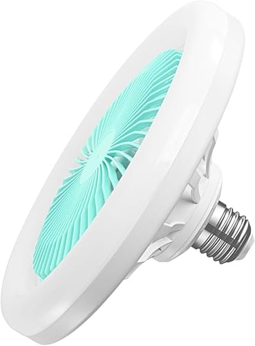 Miniatura 8 de Ventilador de techo con control remoto 30 W E27 luz LED universal inteligente sala dormitorio candelabrosRefrigeración Suministros