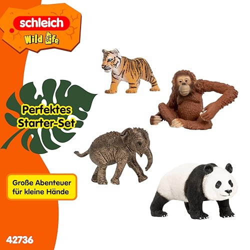 Schleich WILD Life | Asien Starterset 42736 | ab 3 Jahren | 4 Teile – Ansicht 5