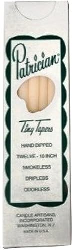 Miniatura 3 de D'light Online Patrician - Velas cónicas delgadas sumergidas a mano de 10 pulgadas (juego de 12, rosa) Rosa,Marfil,Amarillo,Blanco,Naranja,Azul