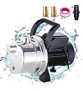 Amazon | Onlit 電動井戸ポンプ 浅井戸ポンプ 最大吸上高9m 自動