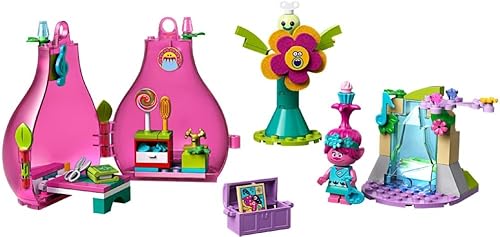 Miniatura 6 de LEGO Trolls World Tour Poppy's Pod 41251 - Kit de construcción de casa de juegos de Trolls con minifigura Poppy Troll (103 piezas)
