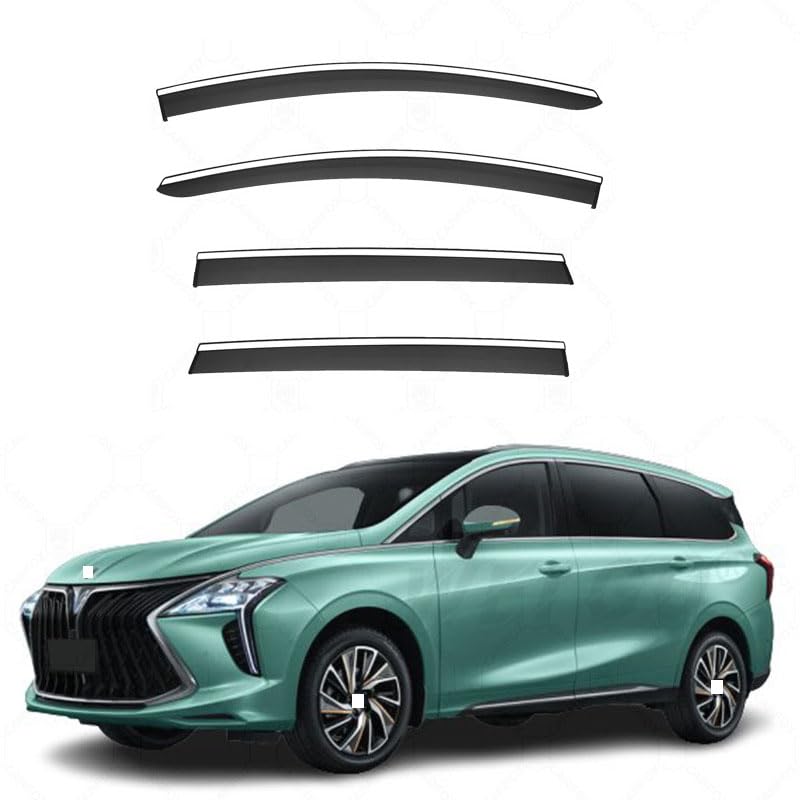 Déflecteurs de vent voiture Evo Spazio 2024+ pare-pluie et pare-soleil auto
