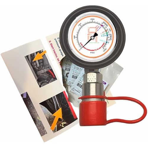 JailBreakYourTractor Pressure Boost kit W/Gauge Hydraulic Shims Compatible with KUBOTA B,LX and BX (2022 and Newer B),(2017 and Newer BX) +25%! Flat FACE