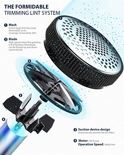 Bymore Fabric Shaver, Lint Shaver For Clothing Furniture Shaver, Sweater Defuzzer Pill Remover Shaver, Lint Remover For Clothing Fuzz-Black #TOP5