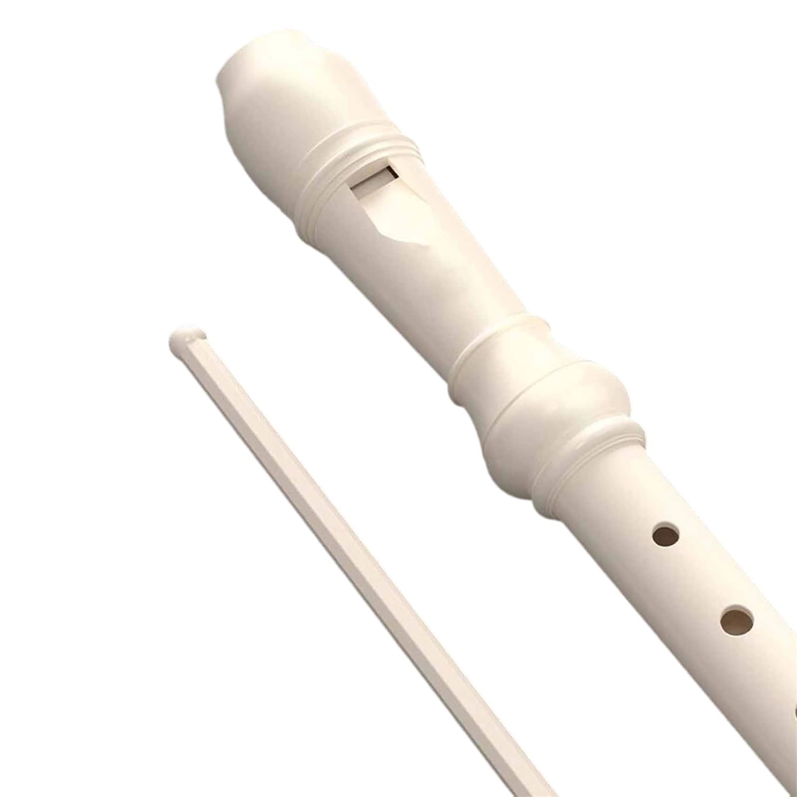 Flauta Dulce Profesional Flauta Dulce B De 8 Agujeros Nivel Rendimiento Para Principiantes Y Adultos(White)
