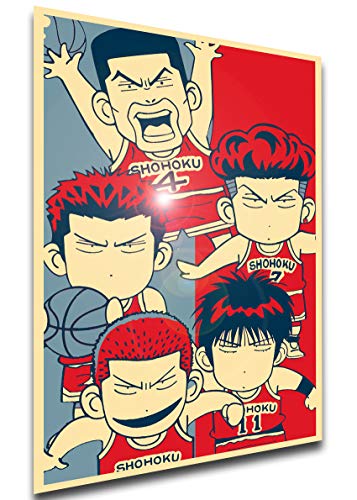 Instabuy Poster - LL0477 - Propaganda Full - Slam Dunk - Chibi Shohoku Team