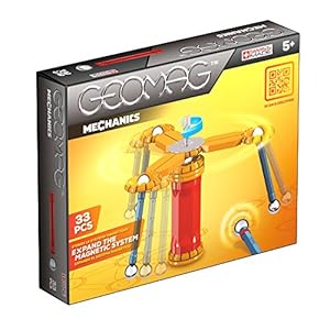 Geomag – Mechanic Construcciones magnéticas y Juegos educativos, Multicolor, 33 Piezas, 720
