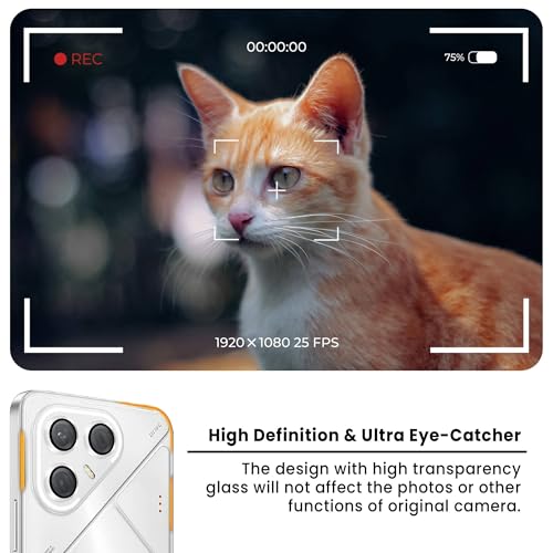 Image of ArmourPro Camera Lens Protector for Tecno Pova 7 (6.78 Inches) Tough HD Individual Aluminum Alloy Rings 9H Camera Cover, Scratch-Resistant,Camera Lens Protection| Silver, 1 Pack