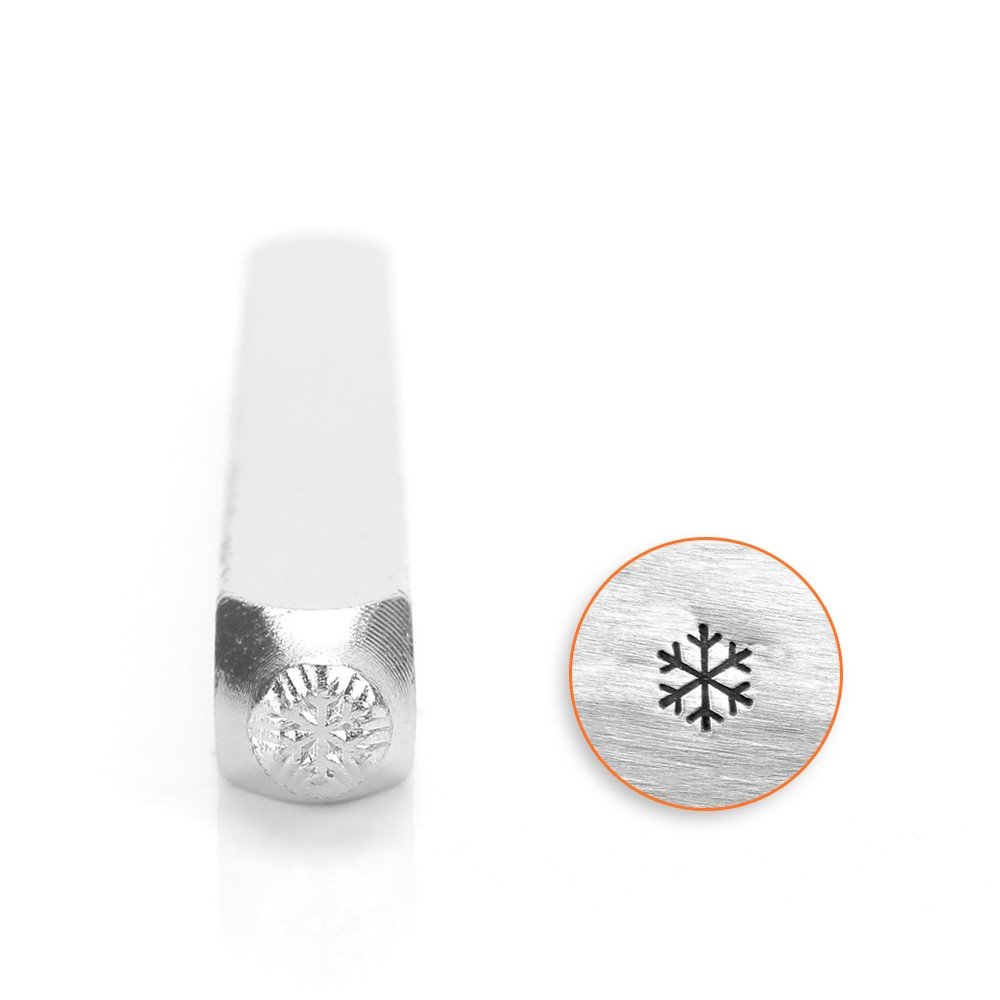 ImpressArt - Snowflake Signature Metal Design Stamp, 3mm