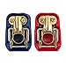 AUTOUTLET 2 Pairs Battery Quick Disconnect Release Connectors Top Post Side post Battery Terminals Clamps with Red (+) and Blue (-) Cover for Car Caravan Motorhome Terminal