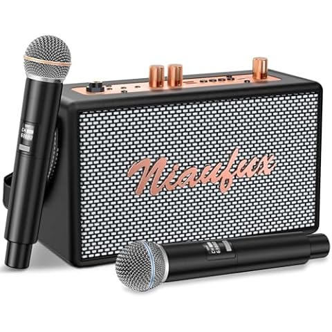 Niaufux Retro Karaoke Machine Cover