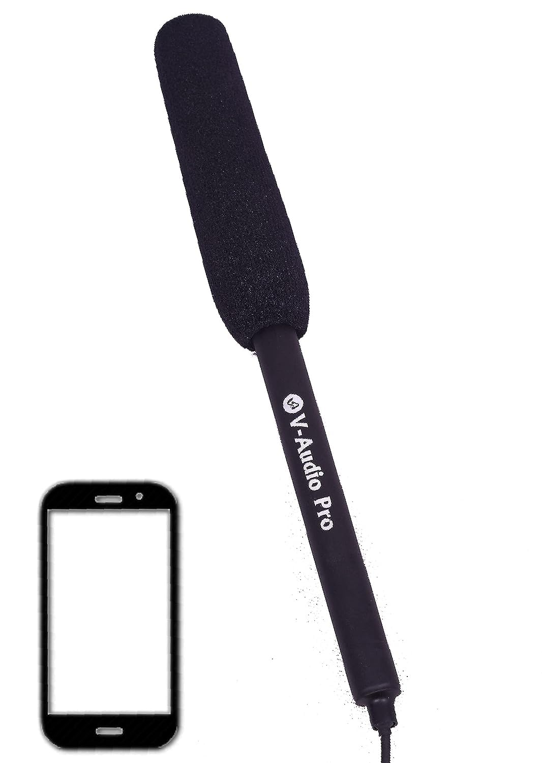 V-Audio Pro Reporter/Journalist/Interview/News/YouTube/Reporting/Media/News/Tv Microphone/Mic for Mobile-picture-17
