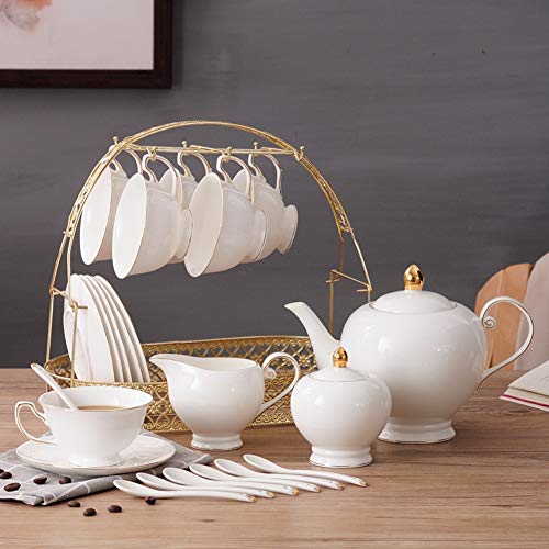 Set de tazas de café cerámica,Juego de café de la taza de té hogar-C