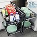 EESHHA Kitchen Organizer Blind Corner Cabinet Pull Out Organizer, Corner Kitchen Cabinet Pull Out Storage Rack Shelf 4 Aluminium Basket Corner Optimizer Pull Out Completely, Left Or Right Handed Open
