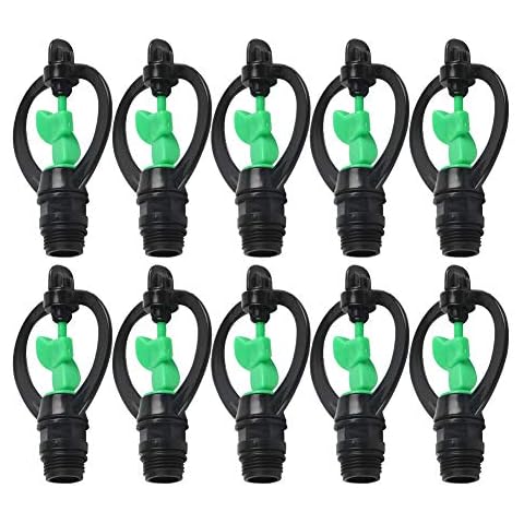 Oumefar Boquilla de rociador de plástico de 10 Piezas G1/2in Cover