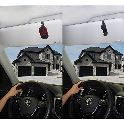 Universal Garage Door Opener Remote with Intellicode Security Technology,Control Up to 4 Garage Door Remote-Compatible with Genie Garage Door Openers(Red)