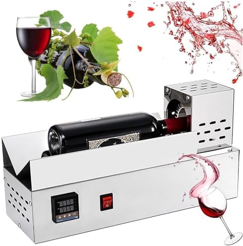 Efficient Electric PVC Capsule Shrinking Machine with Digital Thermostat for Wine Bottles – Heat Sealing Solution for PVC Capsules Up to 80mm, 220V