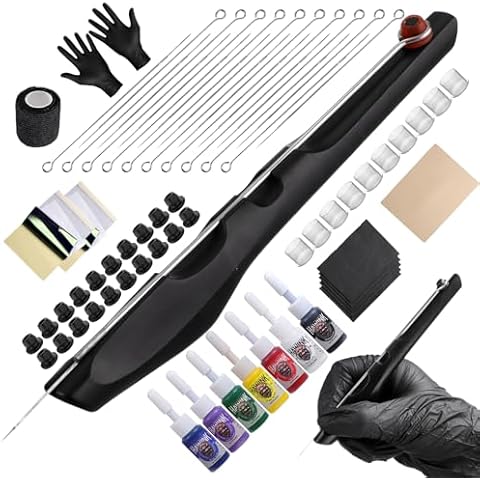 HAWINK Hand Poke Tattoo Kit with Ink Cover