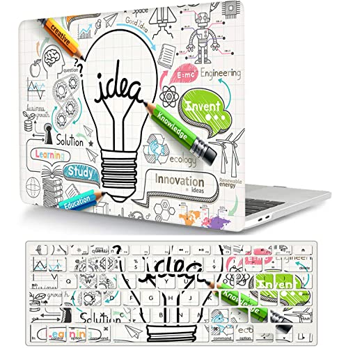 Funda para MacBook Pro 15 rígida con protector teclado A1990 A1707 Creative Bulb