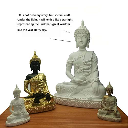 Estatua Buda Minimalista en Resina 11 cm miniatura 5