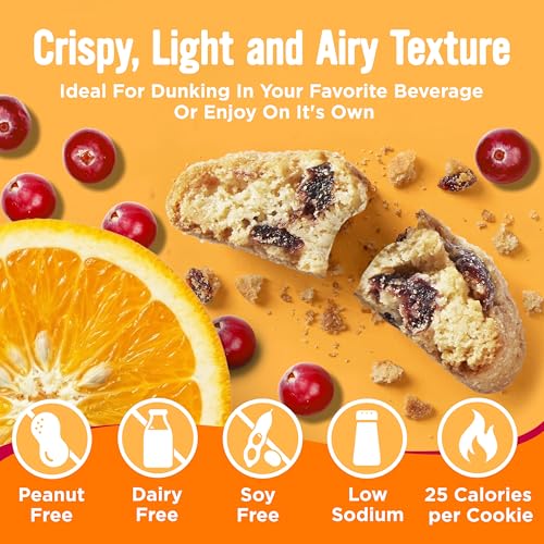 Image of Cooper Street Orange Cranberry Mini Biscotti Cookies, 1 lb, 4ct