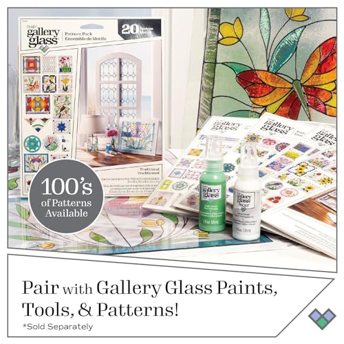 Gallery Glass Holiday Stained Glass Paint Kit, 8 Piece Set Perfect for DIY Arts and Crafts Projects, PROMOGGHLY24 - Image 10