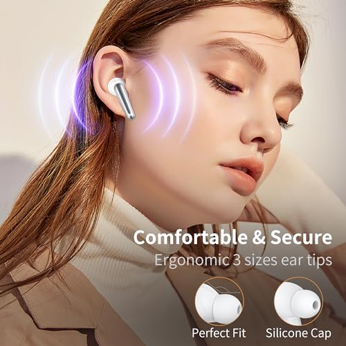 Image of Monster N-Lite 203 AirLinks Wireless Earbuds, Bluetooth 5.3 Headphones HiFi Stereo, Wireless Earphones with HD Clear Call, 30H Playback, Touch Control, Type-C Charging, IPX6 Waterproof in-Ear Earbuds