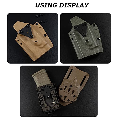 Tactical Pistol Holster Adapter,Quick Locking RTI Hanger Universal GCA33 /39 for Military Hunting Airsoft Glock Holster Platform
