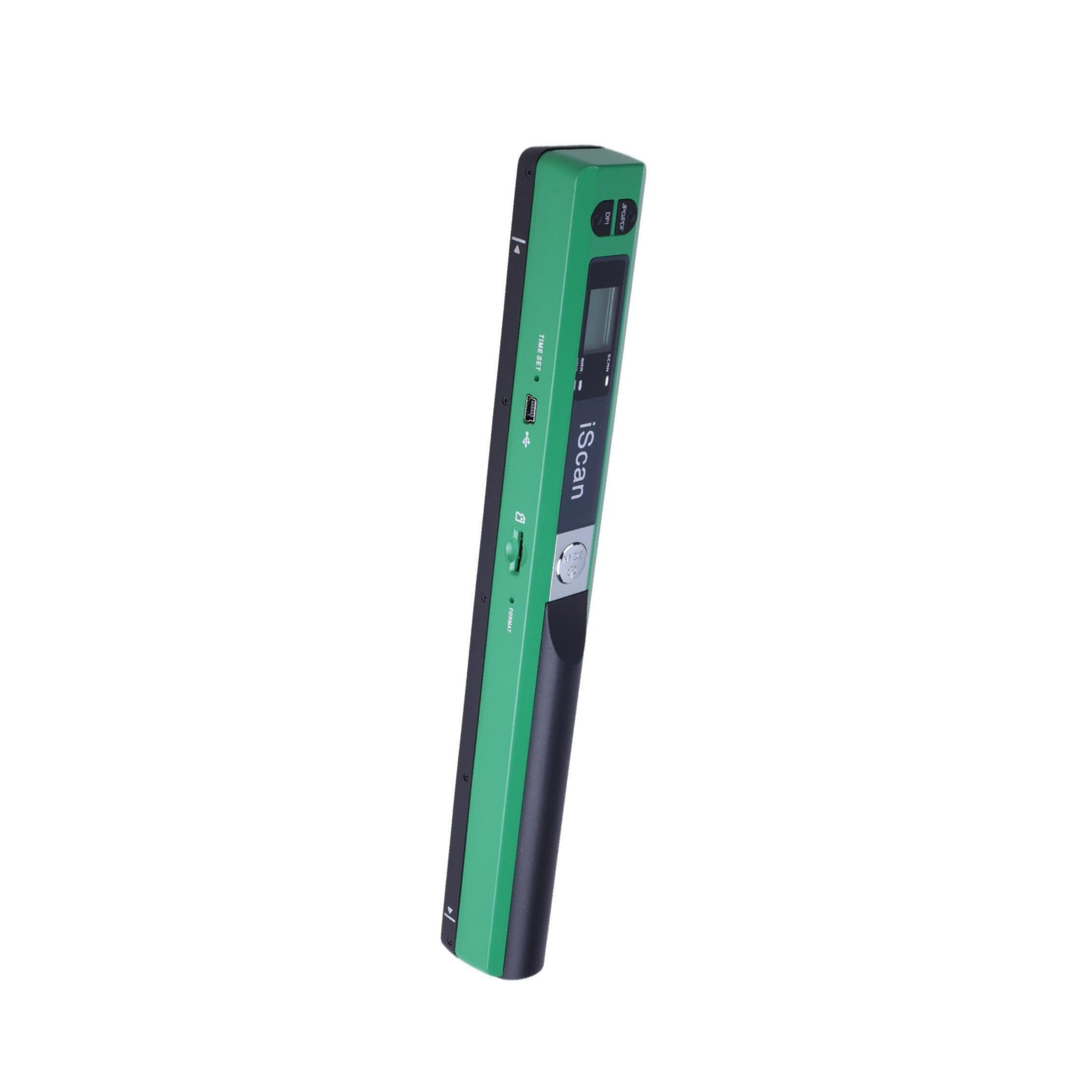 Escáner portátil de mano, dispositivo, Verde, 255 x 28 x 25 mm