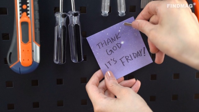 Image of FINDMAG Strong Bar Magnets with Adhesive Backing, 6 Pack, 60x10x5mm | Heavy duty adhesive magnets with a thick bar profile; for cabinet doors, shower door repairs, toolboxes and workshop fixtures