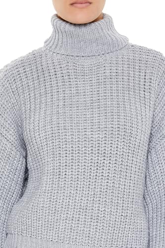 Forever 21 Women's Turtleneck Knit Sweater3