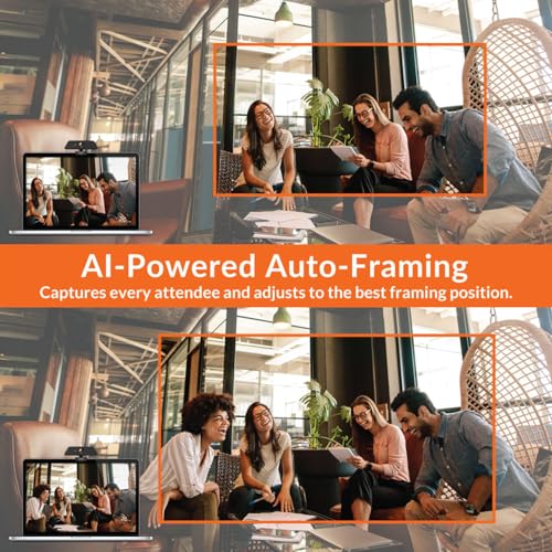 Innex C470 4K Webcam with Microphone, AI Auto-Framing, 5x Digital Zoom, Auto Light Correction for Zoom, Microsoft Teams, 120-Degree Wide Angle Webcam for PC, Mac, Windows, Video Call, Live Streaming - Image 8
