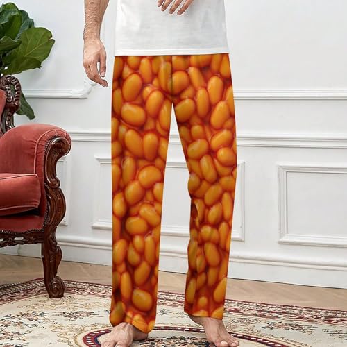 Baked Beans Men's And Women's Comfortable Casual Pajama Pants with Drawstring2