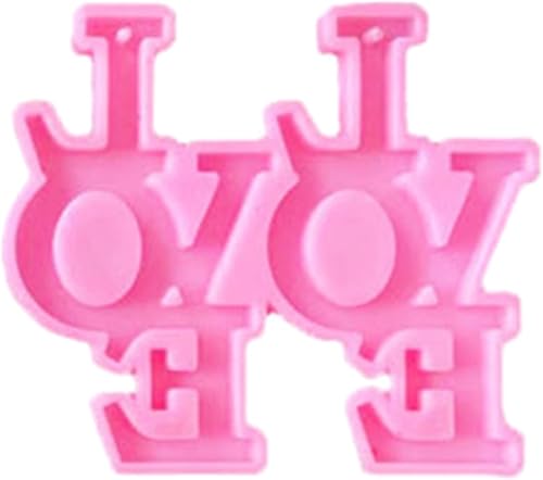 appuivbt Molde de resina de silicona con texto en inglés "Love Letter", moldes de fundición para joyas, molde epoxi con agujero para colgar, appuivbt Molde de resina de silicona con texto en inglés "Love Letter", moldes de fundición para joyas, molde epoxi con agujero para colgar,