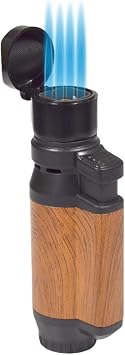 Visol Bulldog Butane Quad Torch Flame Refillable Gas Lighter Shipped Without Butane