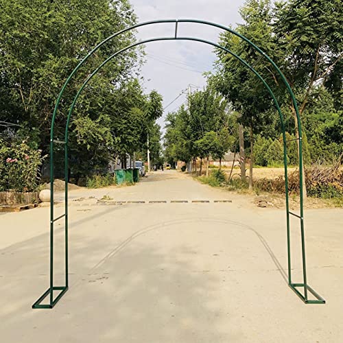 Arche de jardin en métal vert foncé pour support de plantes - 2