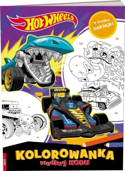 Hot Wheels. Libro da colorare per codice