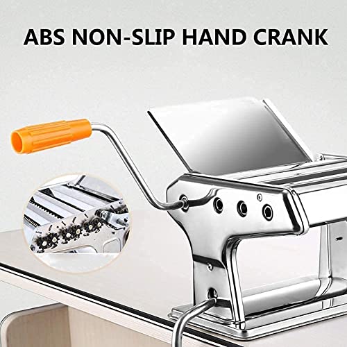 WERYU Nudelmaschine Nudelmaschine für Low Carb/Paleo/Glutenfrei mit extra Klinge Caddy Maker Maschine Edelstahl mit 6… – Bild 3