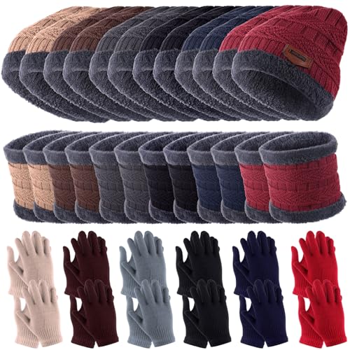 Bonnet écharpe gants perdus ? Lot de rechange hiver Liitrsh 24/48 pièces pour enfants 2-8 ans