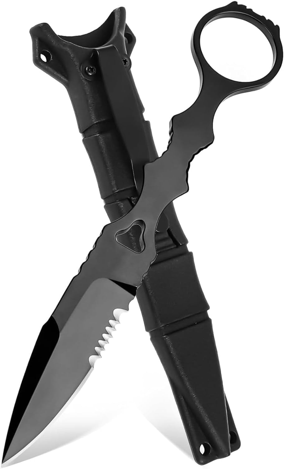 Camping Knife Fixed Blade Knife with Sheath 440C Razor Sharp Blade for Daily Life Camping Survival Hunting Collection Outdoor Work