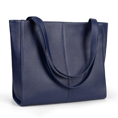 Image of befen Genuine Leather Tote Bag for Women Work Travel Leather Purse Handbags