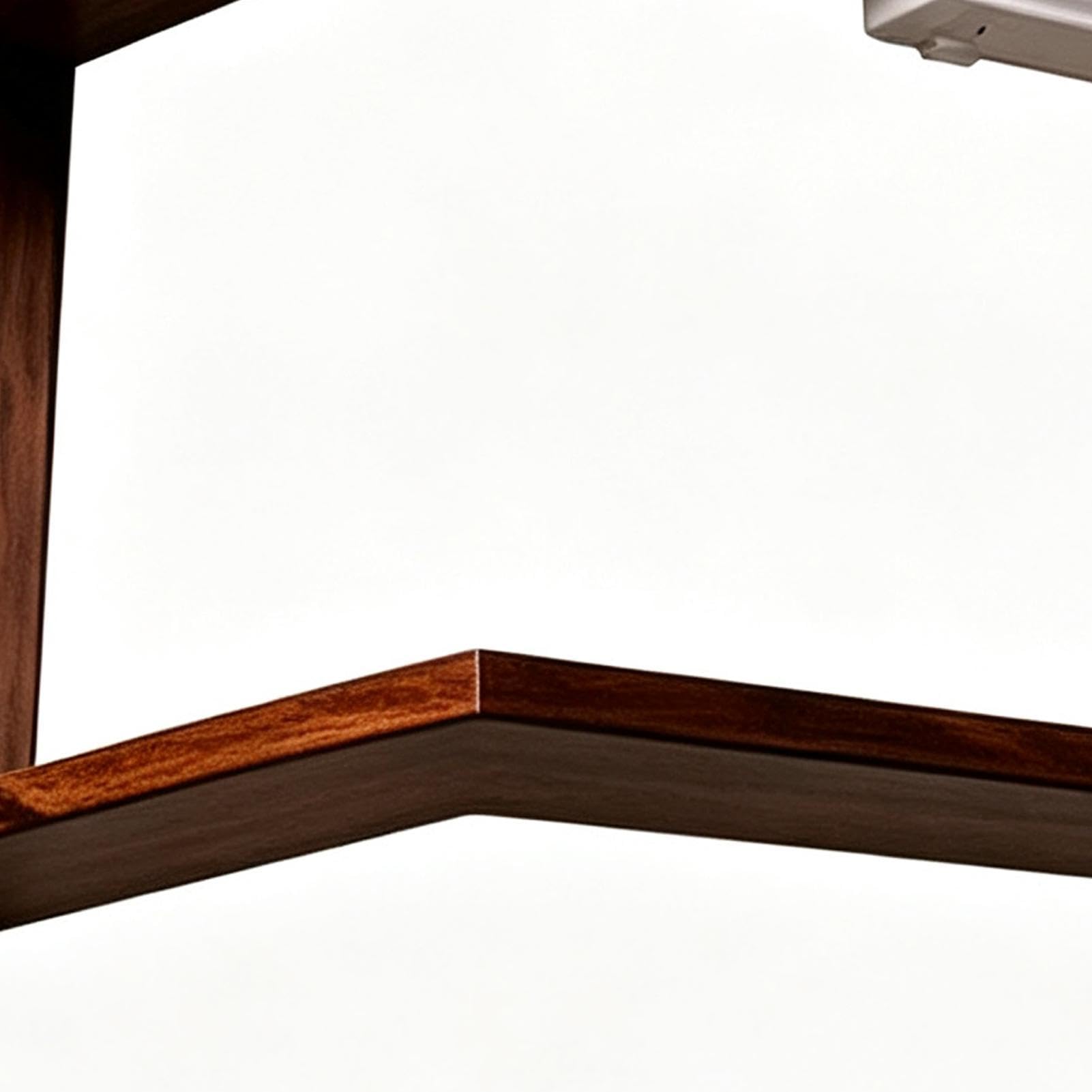 Mensole Angolari Sospese Organizer a forma di L con LED | Scaffale Angolare Flottante Per Soggiorno Camera Piante Foto Libri Ufficio