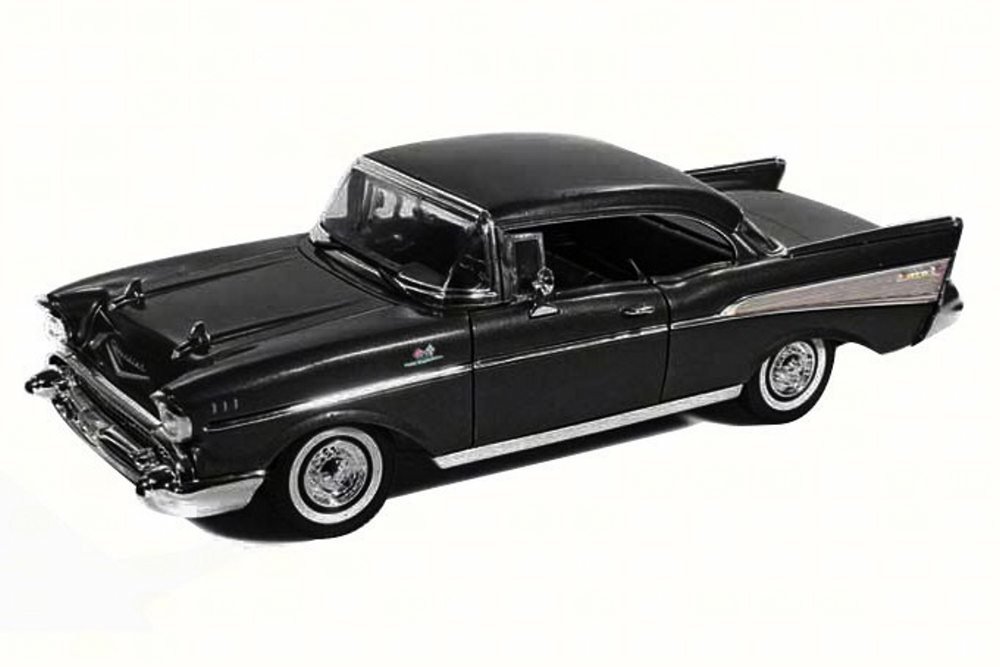 1957 Chevrolet Bel Air Black "Timeless Classics" 1/18 by Motormax 73180BK-TC