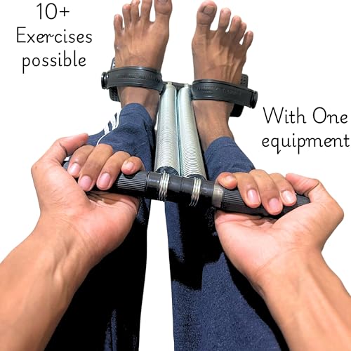 Image of 2 in 1 Double Spring Tummy Trimmer /Strength Trainer & Pushup Board for man and woman | No Excuses - Build a Stronger Upper Body and Back Strength at Home