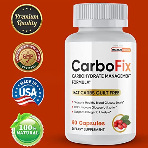 Prime Ninja Carbofix Pills, Maximum Strength, Official Carbo Fix (1) #TOP3