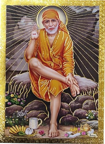 Poster Indiano Rastogi Handicraft - Dio Hindu Saraswati-Ji - Stampa D'Arte Su Carta, Senza Cornice, Dimensioni 17,8 X 12,7 Cm - 2