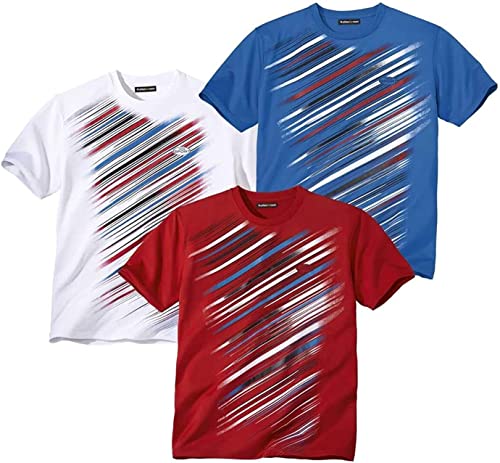 ATLAS FOR MEN - Lot de 3 Tee-Shirts Sport Intense - M ATLAS FOR MEN - Lot de 3 Tee-Shirts Sport Intense - M