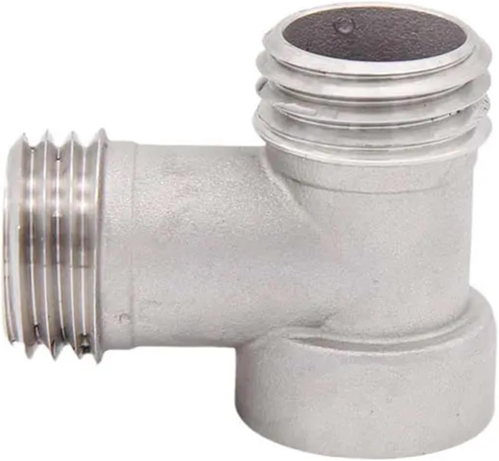 Stainless Steel Carbonation Cap Tee Fit Soft Drink PET Bottles Homebrew Kegging